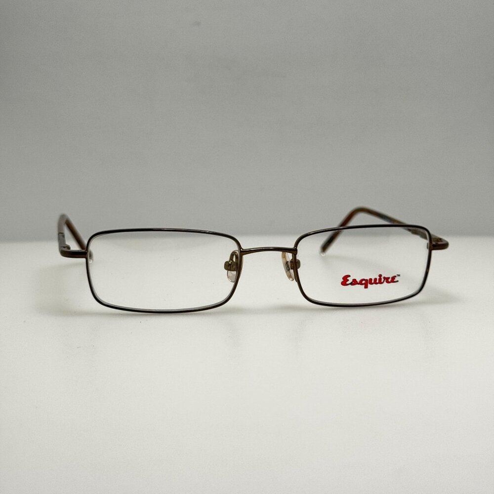 Esquire E614 Brown Eyeglasses Eye Glasses Frames 50-18-140